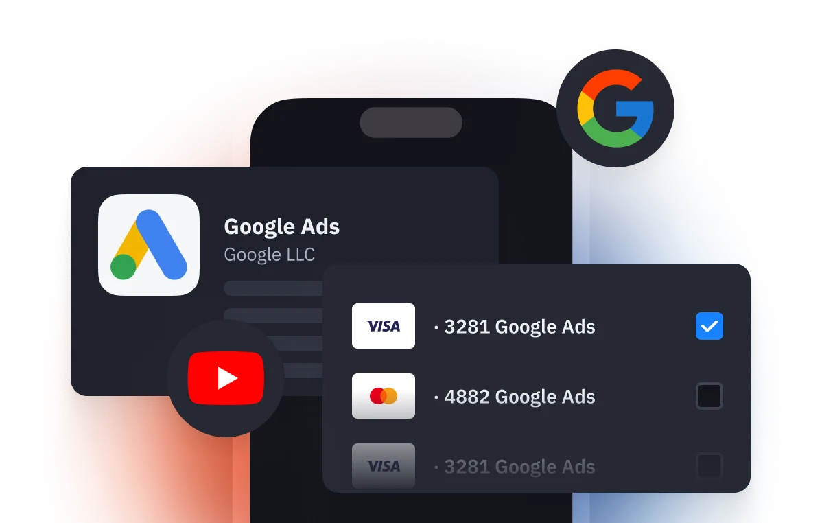 Virtual Card for Google Ads